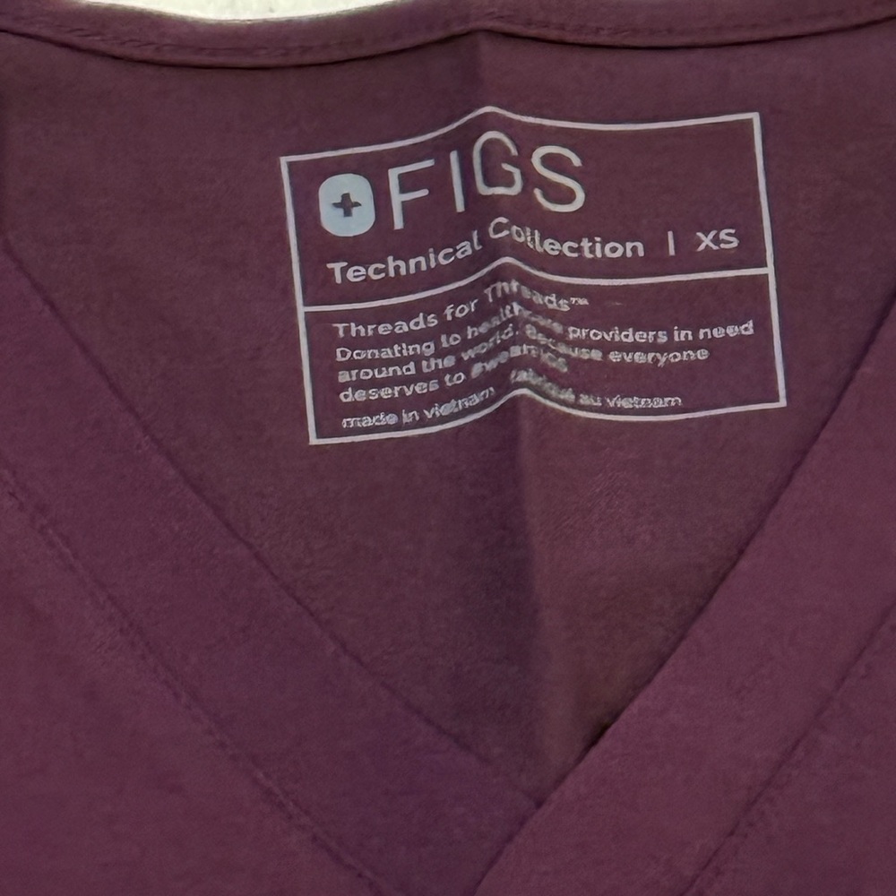 Figs women’s scrubs top set of 4 size XS - Picture 13 of 16